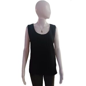 J Lindeberg Sleeveless Black Top, Size 40